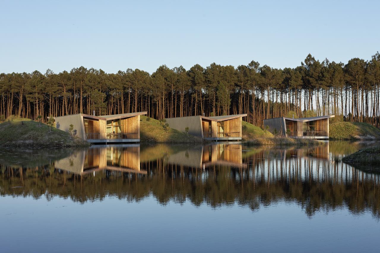 Les Échasses Golf&Surf Eco Lodge Saubion Exterior foto