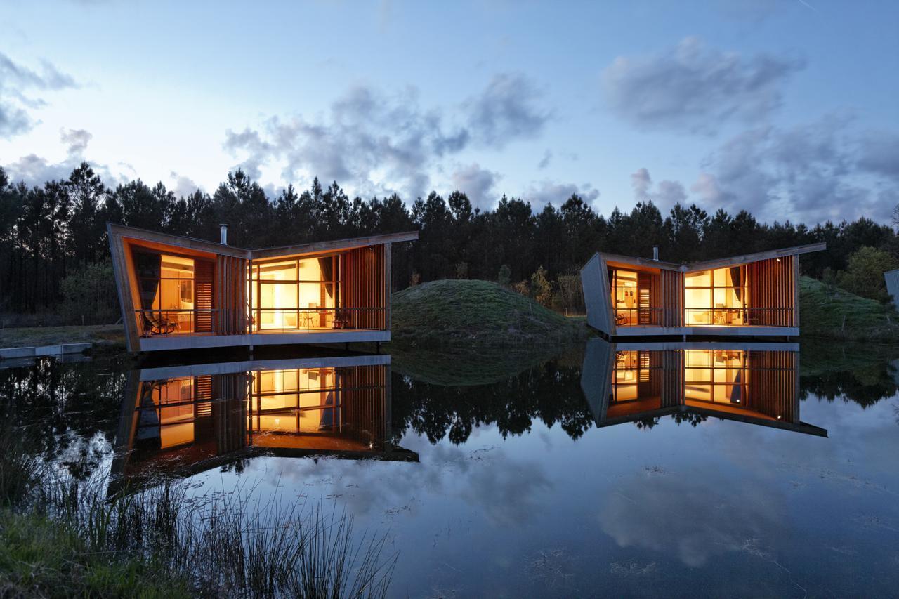 Les Échasses Golf&Surf Eco Lodge Saubion Exterior foto