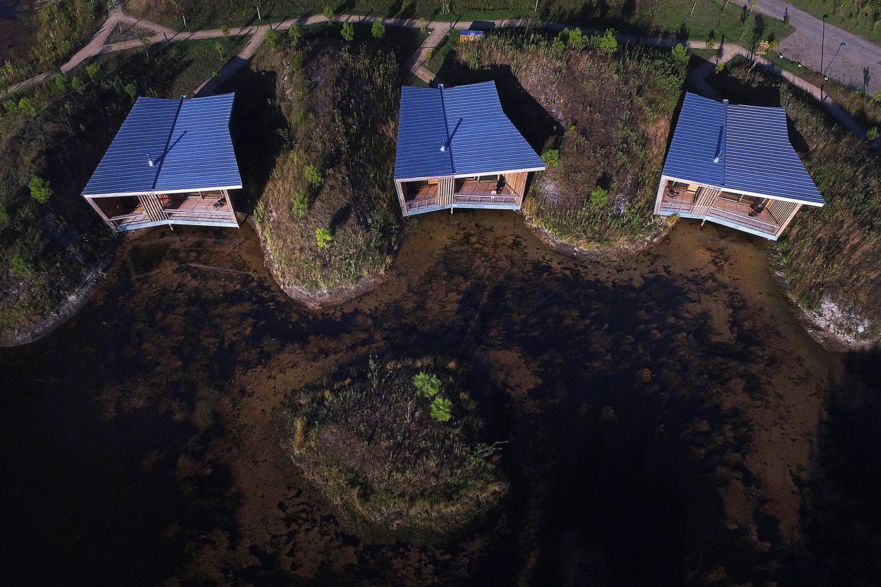Les Échasses Golf&Surf Eco Lodge Saubion Exterior foto