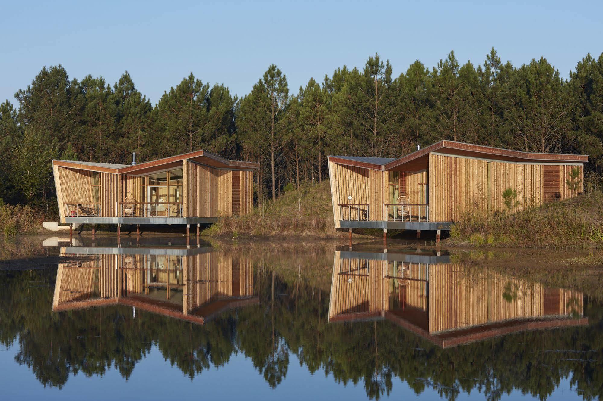 Les Échasses Golf&Surf Eco Lodge Saubion Exterior foto