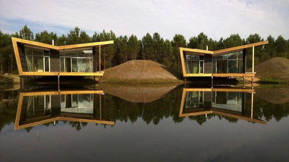 Les Échasses Golf&Surf Eco Lodge Saubion Exterior foto