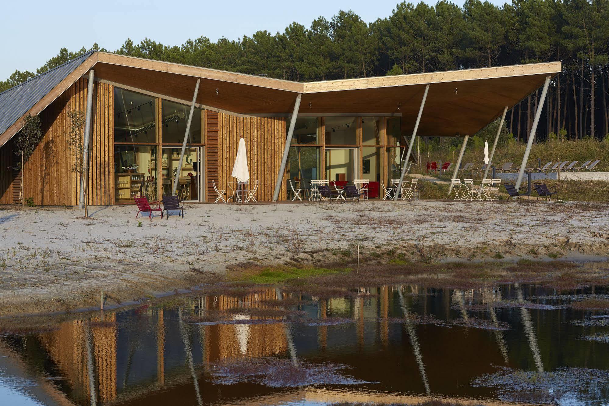 Les Échasses Golf&Surf Eco Lodge Saubion Exterior foto